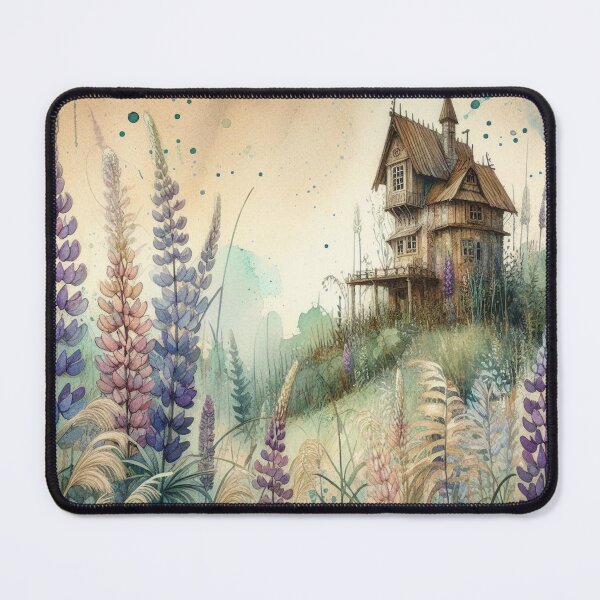 Item preview, Whimsical Cottage by Watercolor designed and sold by Beyondnote-Art.