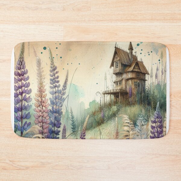 Item preview, Whimsical Cottage by Watercolor designed and sold by Beyondnote-Art.