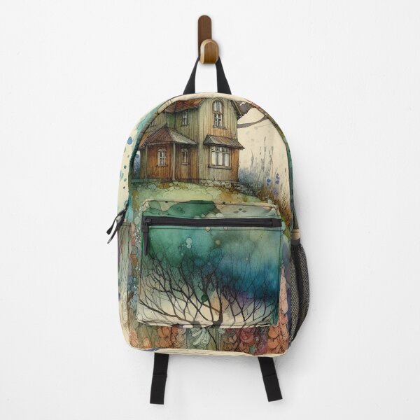 Item preview, Whimsical Cottage by Watercolor designed and sold by Beyondnote-Art.
