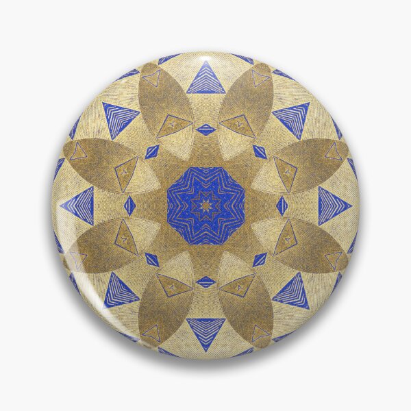 Item preview, Royal Blue And Gold Fun Abstract Patterns designed and sold by violet-hope.