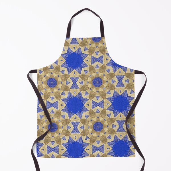 Item preview, Royal Blue And Gold Fun Abstract Patterns designed and sold by violet-hope.