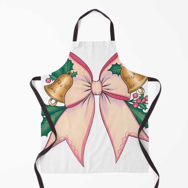 Item preview, Christmas Bell & Holly Bow – Festive Holiday Gift Topper designed and sold by LoliDesignShop.