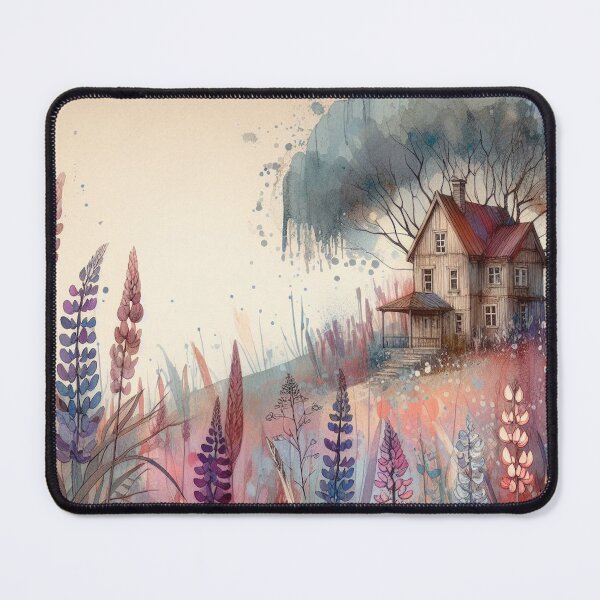 Item preview, Whimsical Cottage by Watercolor designed and sold by Beyondnote-Art.
