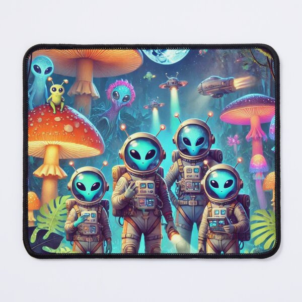 Item preview, Alien Astronauts Exploring a New Earth designed and sold by WyckedLynn.