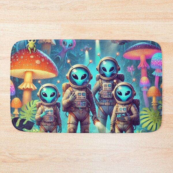 Item preview, Alien Astronauts Exploring a New Earth designed and sold by WyckedLynn.