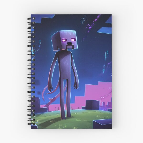 Item preview, A vibrant, whimsical digital illustration of Enderman designed and sold by arjad3n.