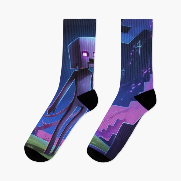 Item preview, A vibrant, whimsical digital illustration of Enderman designed and sold by arjad3n.