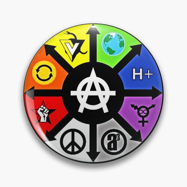 Item preview, Anarchy Wheel- Print designed and sold by Earth Nature Creations.