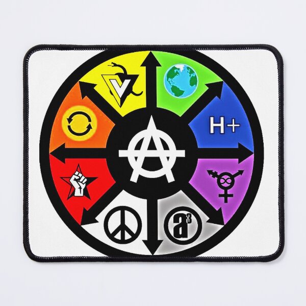 Item preview, Anarchy Wheel- Print designed and sold by Earth Nature Creations.