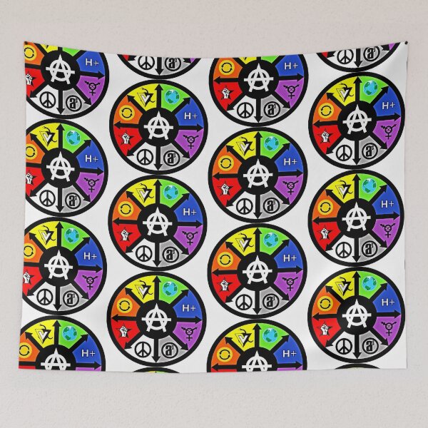 Item preview, Anarchy Wheel- Print designed and sold by Earth Nature Creations.