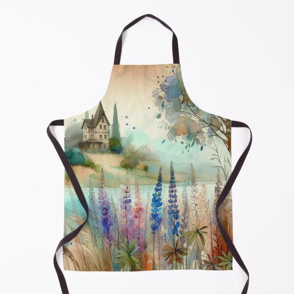 Item preview, Whimsical Cottage by Watercolor designed and sold by Beyondnote-Art.
