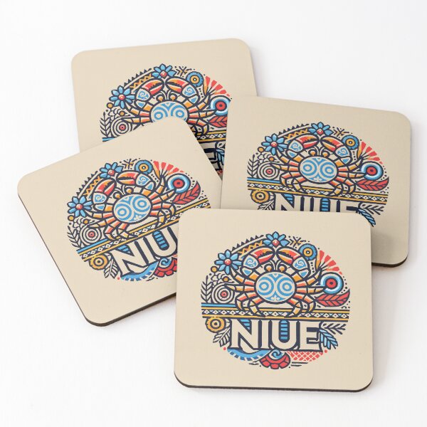 Item preview, NIUE - Tribal Pattern Art - Coconut Crab - Tropical Island  designed and sold by Darling DeDe.