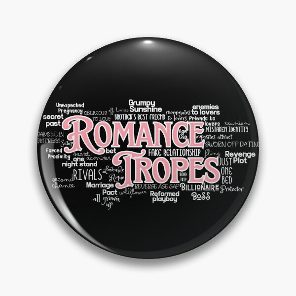 Item preview, Romance Tropes designed and sold by TheBookBarista.