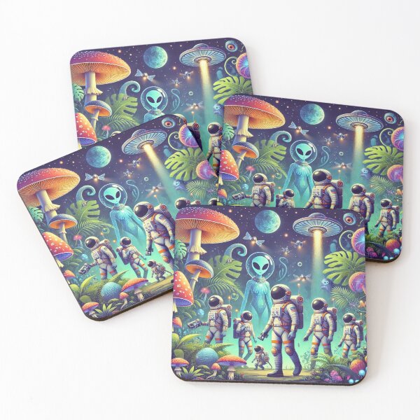 Item preview, Alien Astronauts on an Expedition designed and sold by WyckedLynn.