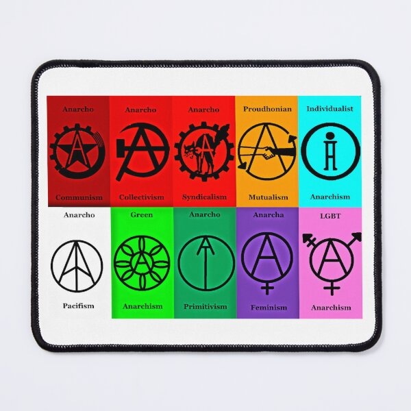 Item preview, Anarchy types - Print designed and sold by Earth Nature Creations.