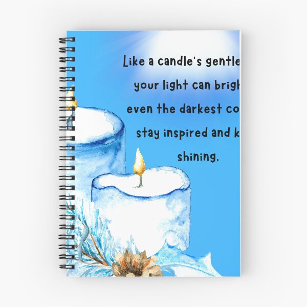 Item preview, Blue Inspiration Candle Design designed and sold by NettaArts.