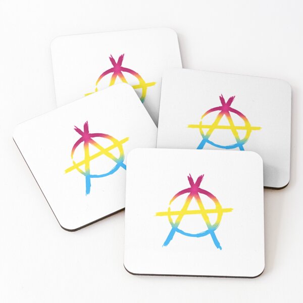 Item preview, Pansexual Anarchy Rainbow Pride Flag- pride designed and sold by Earth Nature Creations.