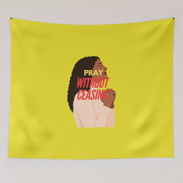 Item preview, Pray without ceasing, bible verse designed and sold by KingdomDesigns2.