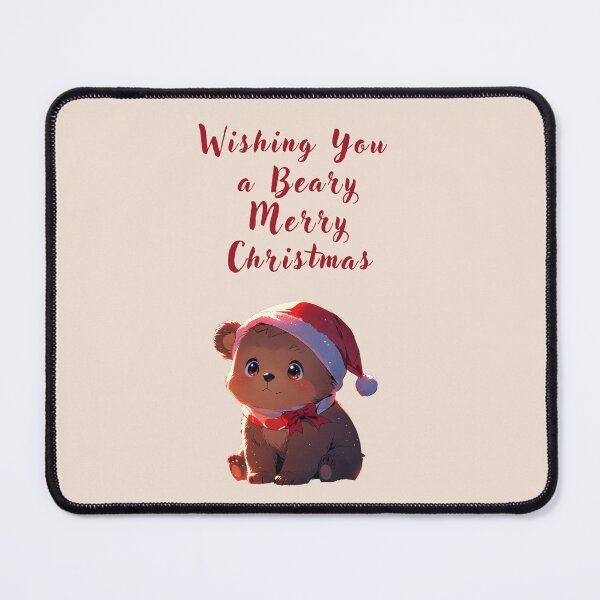 Item preview, Wishing you a Beary Merry Christmas designed and sold by La Loca.