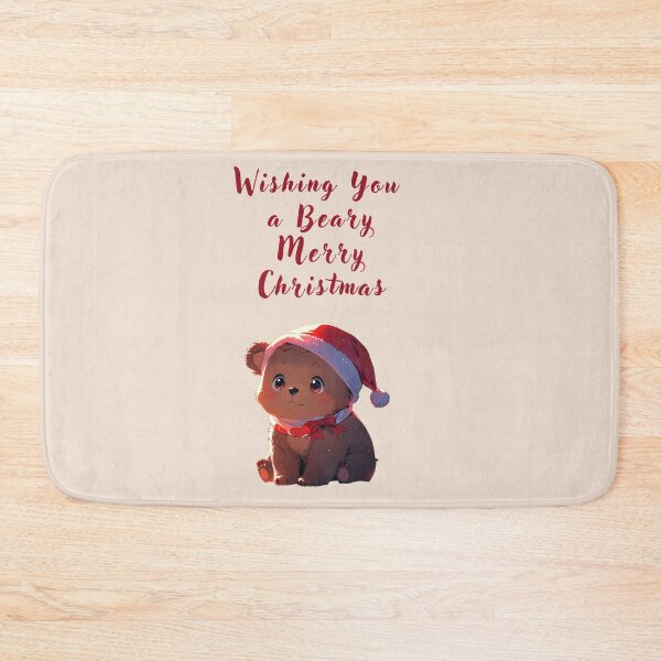 Item preview, Wishing you a Beary Merry Christmas designed and sold by La Loca.