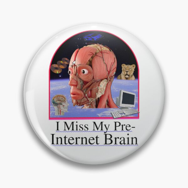 Item preview, I Miss My Pre Internet Brain - Y2K Computer Lab Design designed and sold by blueversion.