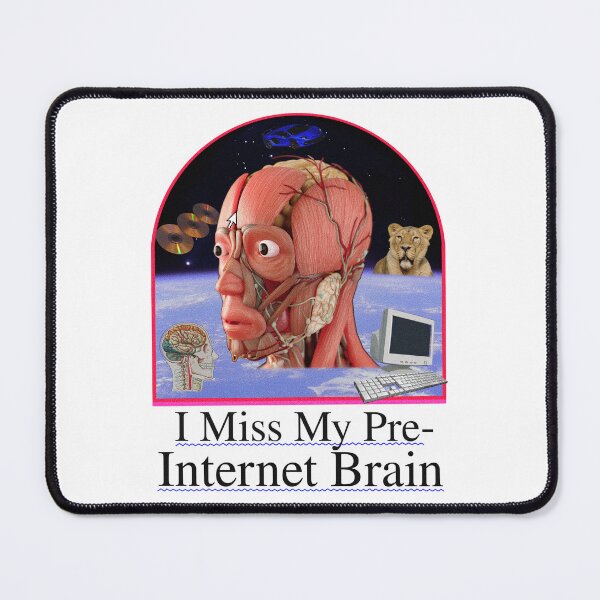 Item preview, I Miss My Pre Internet Brain - Y2K Computer Lab Design designed and sold by blueversion.