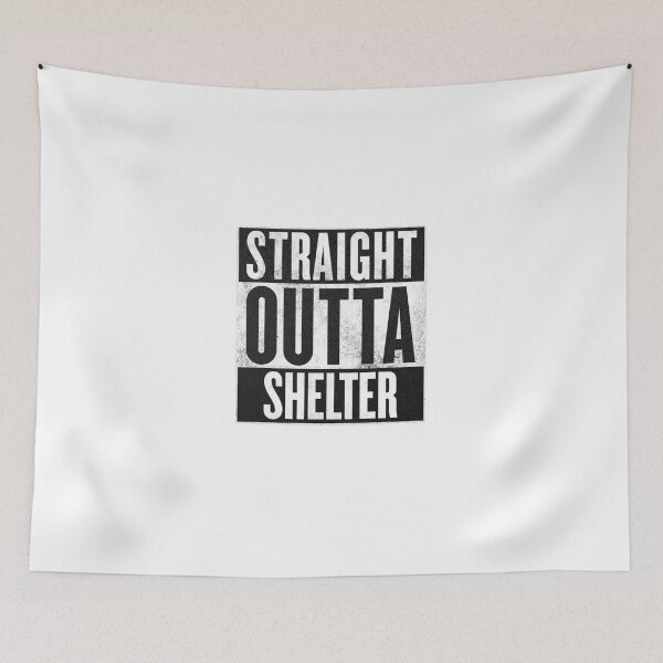Item preview, PUBG Straight outta Shelter designed and sold by KingClothes.