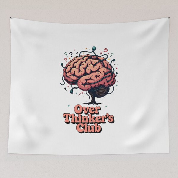 Item preview, Overthinker’s Club |  Mind in Motion designed and sold by Dazzle-Sizzle.