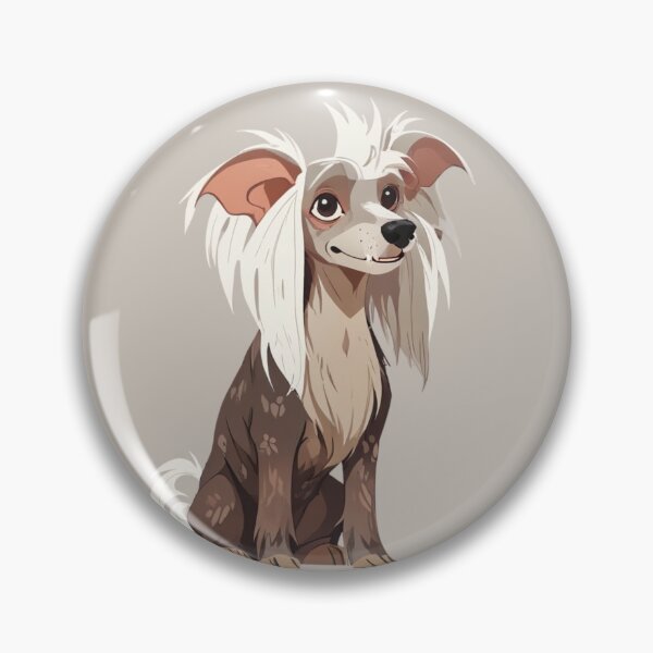 Item preview, Chinese crested dog designed and sold by PawPurfect.