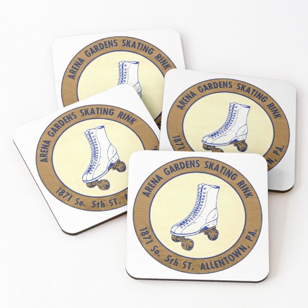Item preview, Arena Gardens Skating Rink Allentown Pennsylvania Roller Skating Rink Sticker Decal Label designed and sold by tislord.