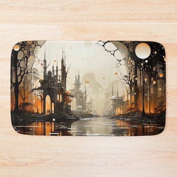 Item preview, Enchanted Realm of Luminescent Towers designed and sold by bloorose.