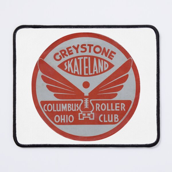 Item preview, Greystone Skateland Columbus Ohio Roller Club Roller Skating Rink Sticker Decal Label designed and sold by tislord.