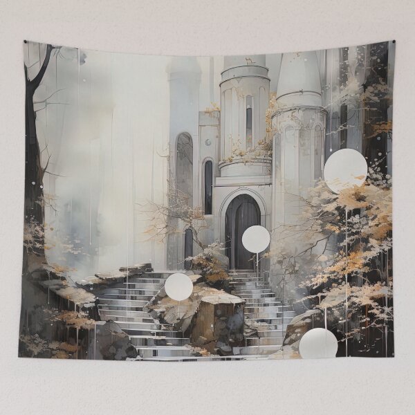 Item preview, Enchanted Forest Castle designed and sold by bloorose.
