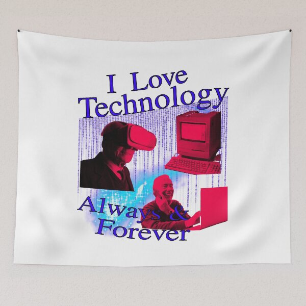 Item preview, I Love Technology Always And Forever (Boomer Edition) designed and sold by blueversion.