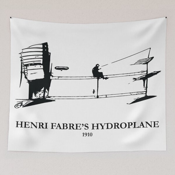Item preview, Henri Fabre’s Hydroplane 1910 Seaplane designed and sold by Lakeric Cityscapes.