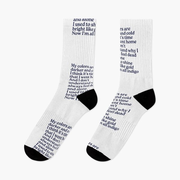 Item preview, Indigo Lyrics Print Sam Barber designed and sold by Femme Pastel Collective.
