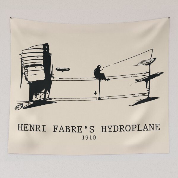 Item preview, Henri Fabre’s Hydroplane 1910 Seaplane designed and sold by Lakeric Cityscapes.