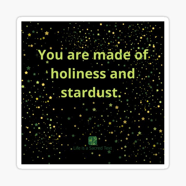 Item preview, Holiness and Stardust (Black) designed and sold by danyaruttenberg.