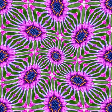 Artwork thumbnail, Esthetic Daisy Pattern by Patternflower