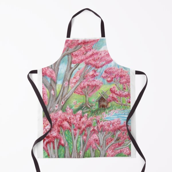 Item preview, Sakura Blossoms Landscape designed and sold by MuseMintsArt.