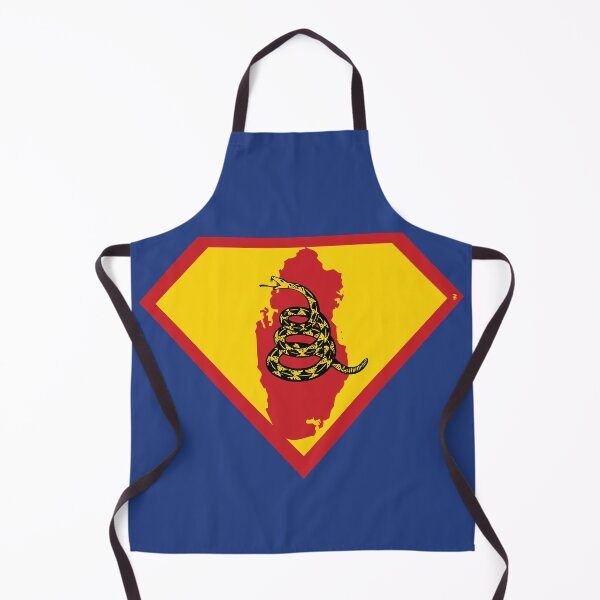Item preview, QATAR - Freedom Is The Superpower - Gadsden Snake Flag - Dont Tread On Me SUPERHERO design designed and sold by pelagio.