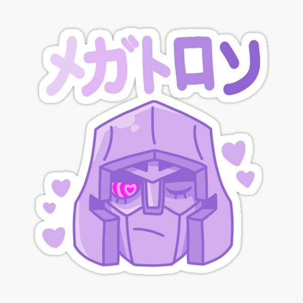 Vista previa del artículo con la obra «Kawaii Megatron», diseñado y vendido por mikatron.