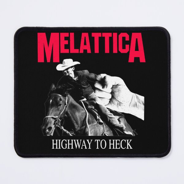 Item preview, MeIattica Highway To Heck - Cursed Poser Heavy Metal Parody Band Tee designed and sold by blueversion.