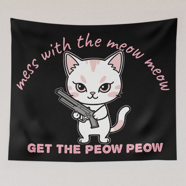 Item preview, Don't mess with the meow meow  designed and sold by Heaven Welch.