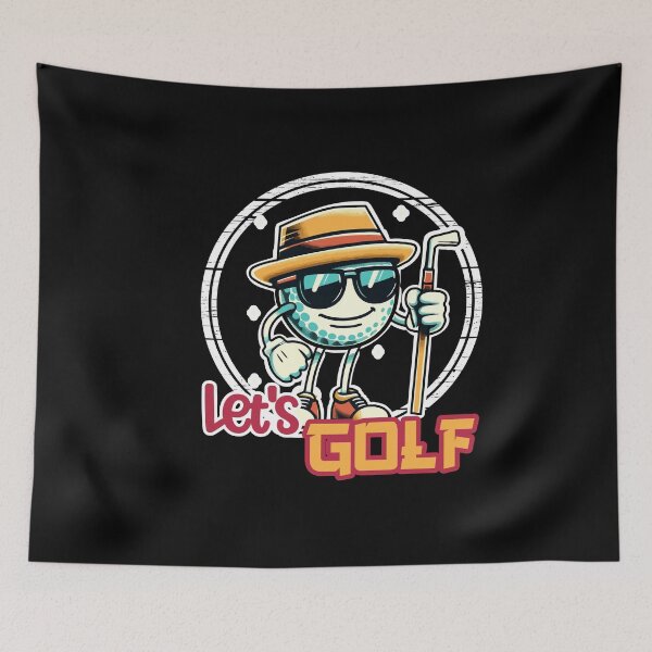 Item preview, Retro Golf Enthusiast Cartoon Design designed and sold by FridPix.