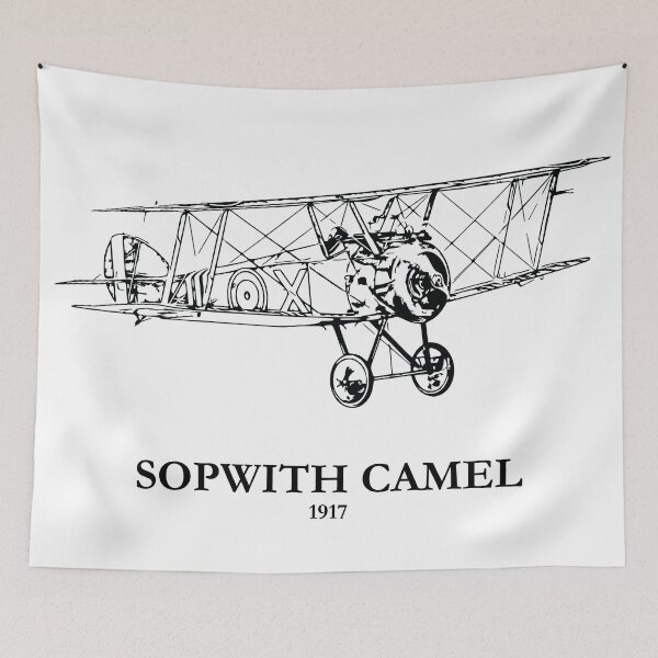 Item preview, Sopwith Camel World War I fighter plane designed and sold by Lakeric Cityscapes.