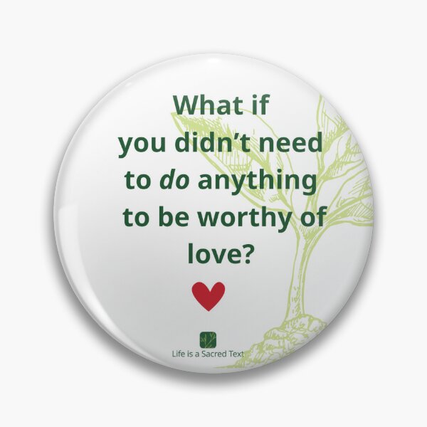 Item preview, Worthy of Love White  designed and sold by danyaruttenberg.