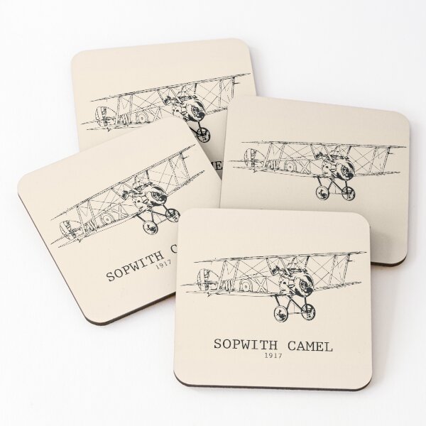 Item preview, Sopwith Camel World War I fighter plane designed and sold by Lakeric Cityscapes.