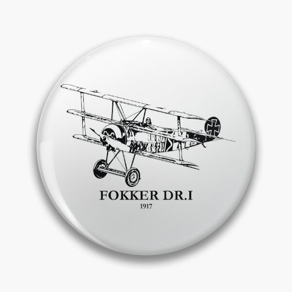 Item preview, Fokker Dr.I World War I Fighter Plane designed and sold by Lakeric Cityscapes.