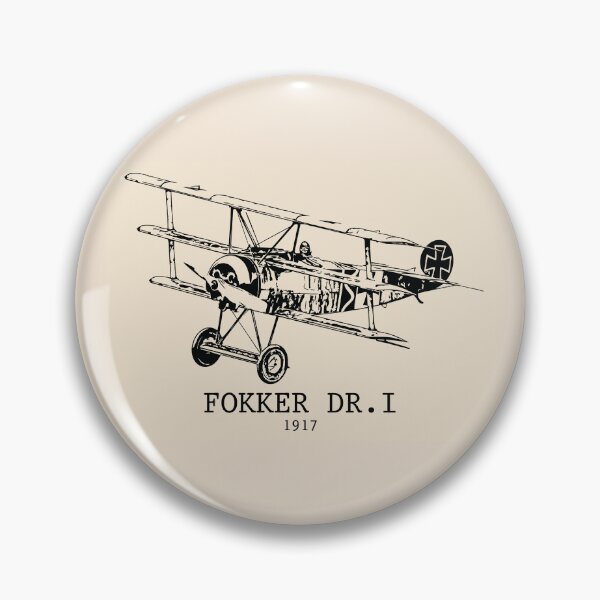 Item preview, Fokker Dr.I World War I Fighter Plane designed and sold by Lakeric Cityscapes.